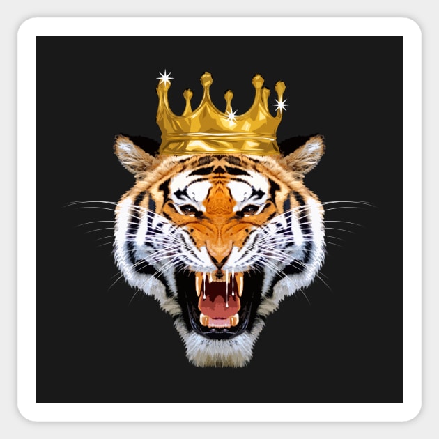 King Tiger Sticker by Artizan